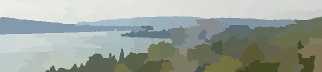 View from Zollikon to Zurich